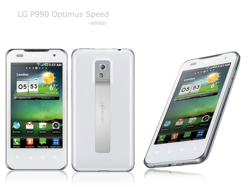 LG Optimus Speed P990 white