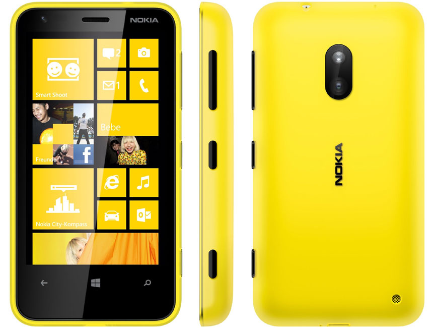 Nokia Lumia 620 yellow