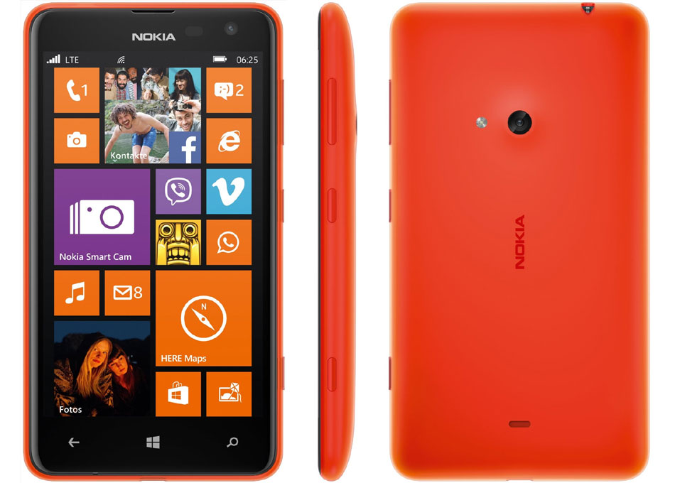 Nokia Lumia 625  - orange