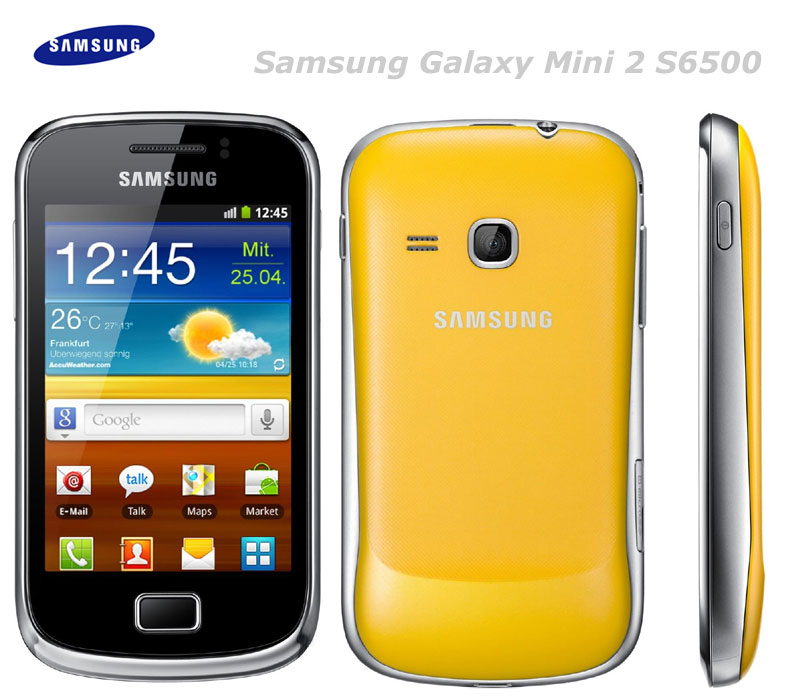 Samsung Galaxy Mini 2 yellow