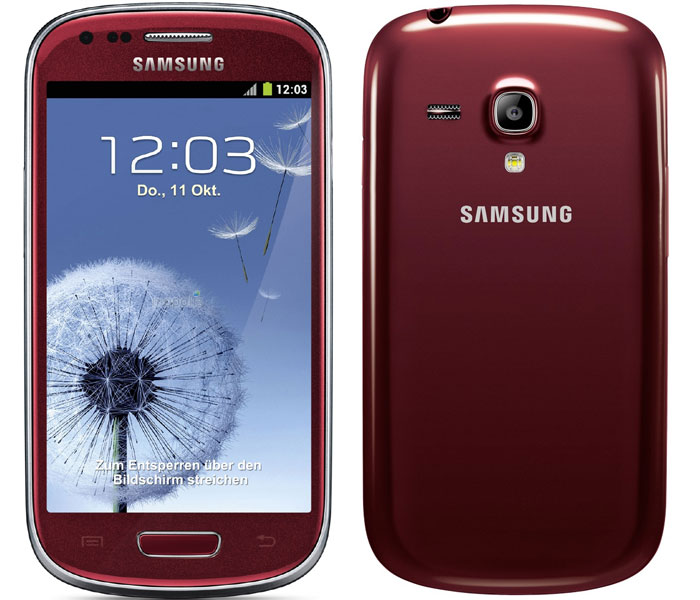 Samsung Galaxy S3 Mini garnet red