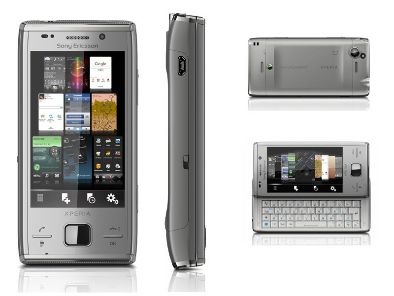Sony Ericsson Xperia X2 modern silver
