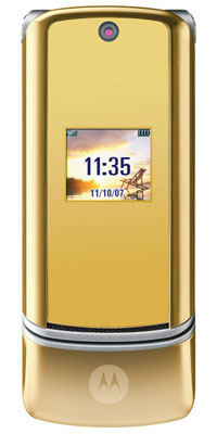 Motorola KRZR K1 gold