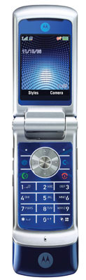 Motorola KRZR K1 blue