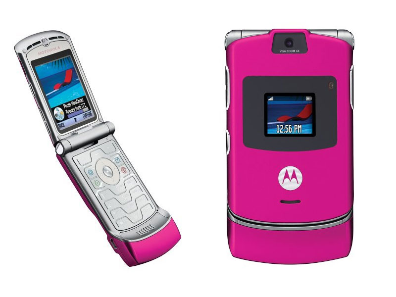 Motorola RAZR V3 pink