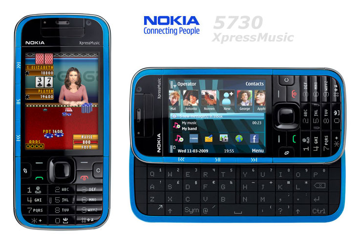 Nokia 5730 XpressMusic blue Nokia 5730 XpressMusic blue