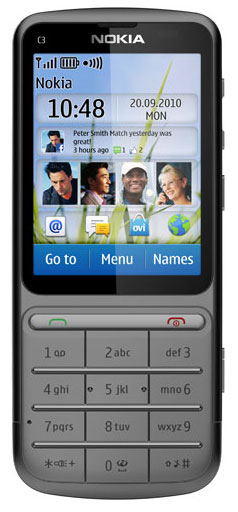Nokia C3-01 Touch Type grey