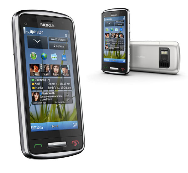 Nokia C6-01 silver