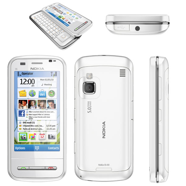 Nokia C6-00 white