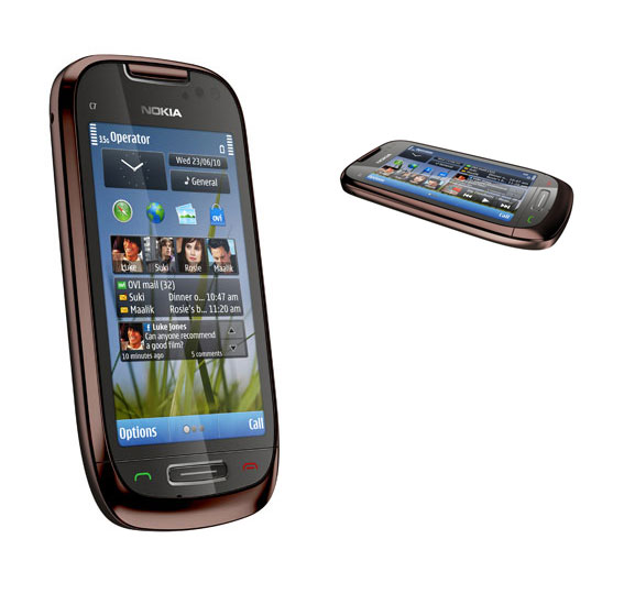 Nokia C7 mahogany brown