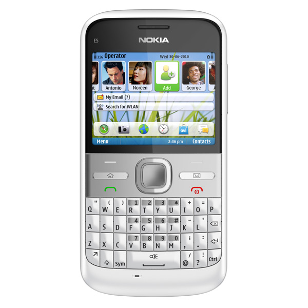 Nokia E5 white
