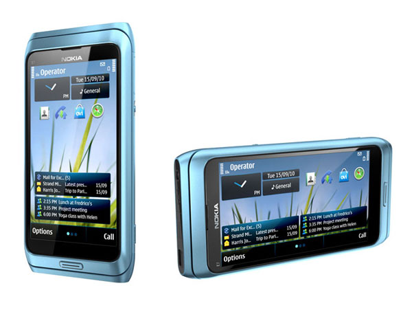 Nokia E7 blue