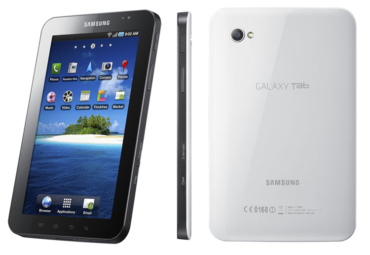 Samsung Galaxy Tab white