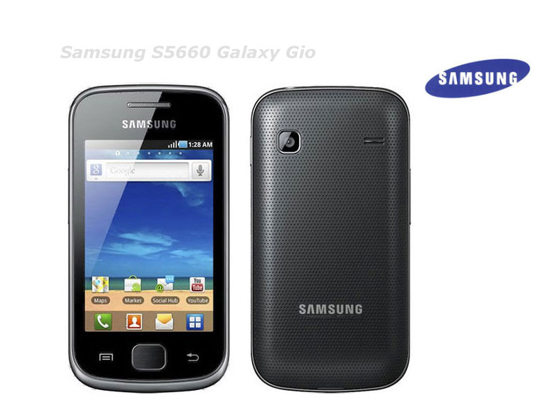 Samsung S5660 Galaxy Gio dark-silver