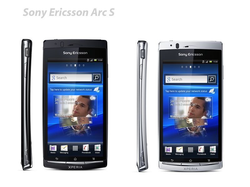 Sony Ericsson Arc S black silver