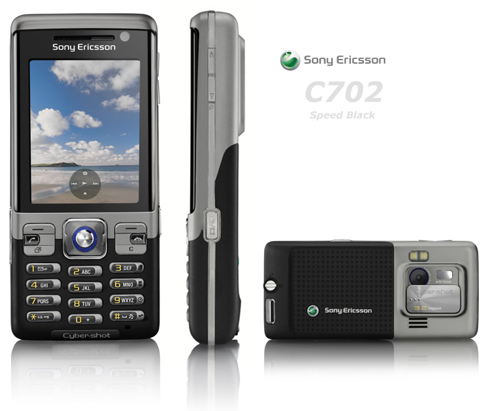 Sony Ericsson C702 speed black