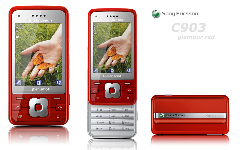 Sony Ericsson C903 glamour red
