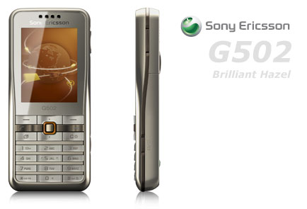 Sony Ericsson G502 brilliant hazel
