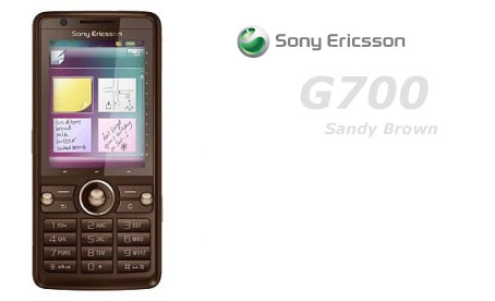 Sony Ericsson G700 braun - sandy brown