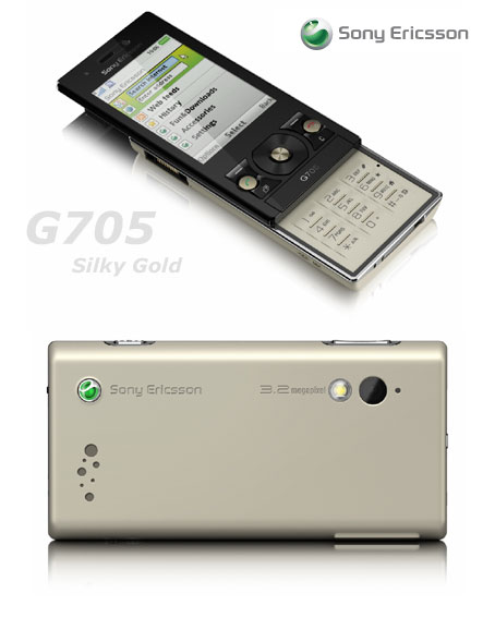 Sony Ericsson G705 gold - silky gold