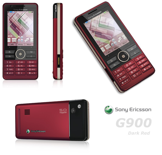 Sony Ericsson G900 dark red