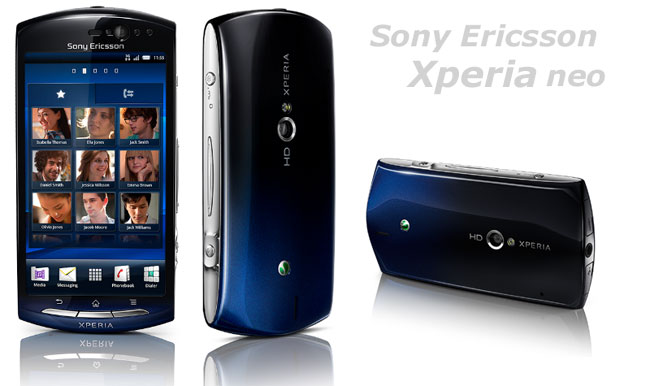 Sony Ericsson Xperia Neo blue