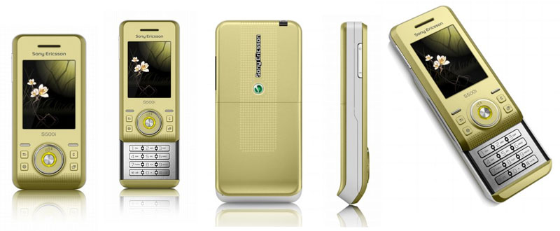 Sony Ericsson S500i gelb - spring yellow