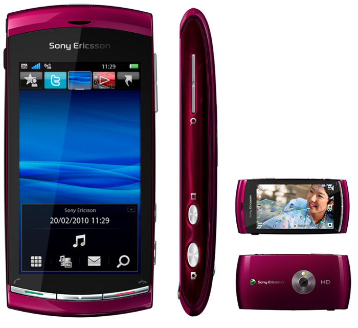 Sony Ericsson Vivaz venus ruby