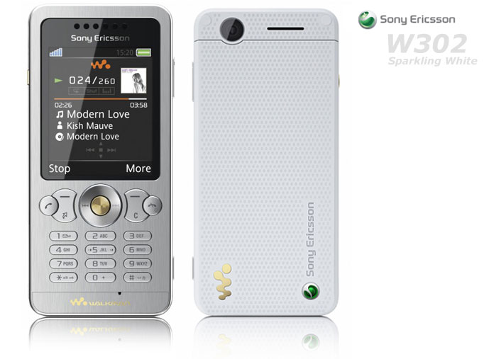 Sony Ericsson W302 weiß - sparkling white