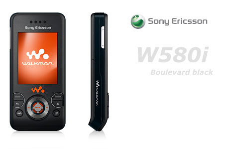 Sony Ericsson W580i boulevard black