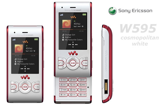 Sony Ericsson W595 Cosmopolitan White