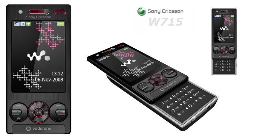 Sony Ericsson W715 galactic black
