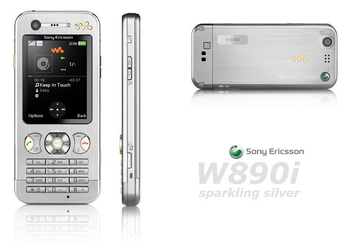 Sony Ericsson W890i Sparkling Silver 