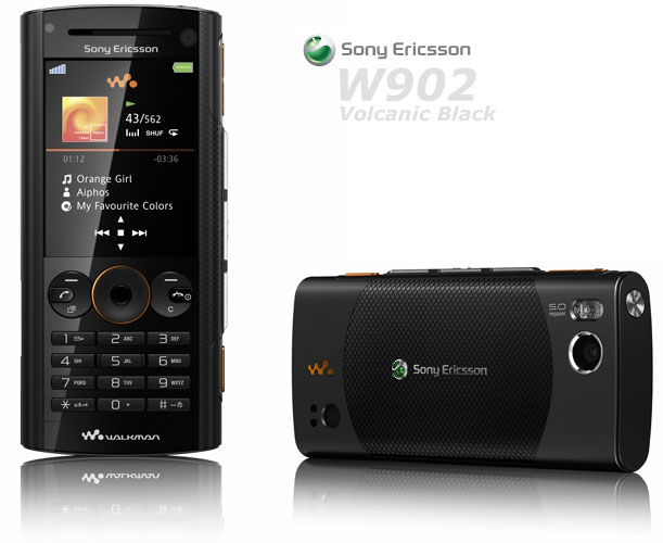 Sony Ericsson W902 volcanic black
