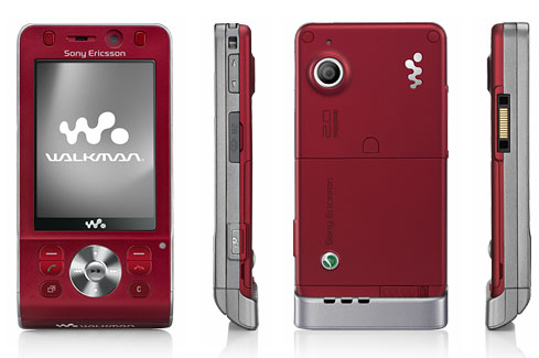 Sony Ericsson W910i hearty red