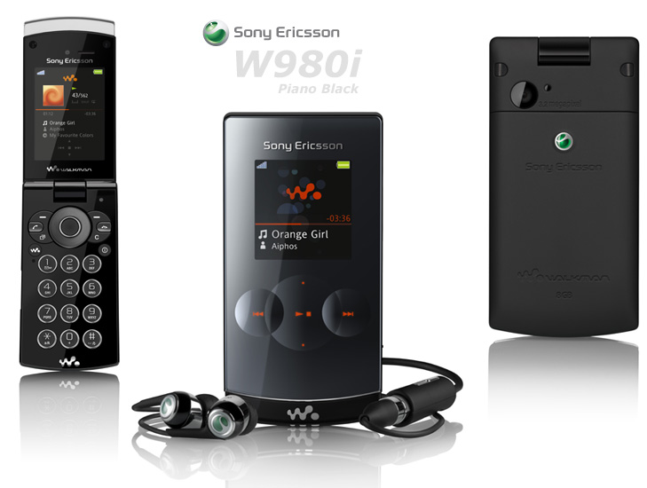 Sony Ericsson W980i piano black